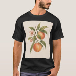 Camiseta Sweet as a Peach | Vintage Peach Botanical Design