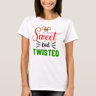Camiseta Sweet But Twisted Funny Christmas Shirt