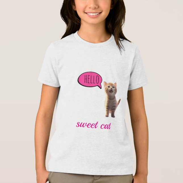 Camiseta “Sweet Cat” (Frente)