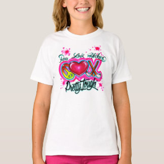Camiseta Sweet de Hockey do Peace Love