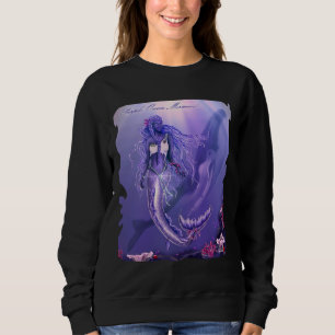 Camiseta Sweet de Sereia do Oceano Roxo