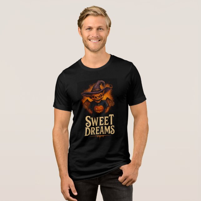 Camiseta Sweet Dreams Creepy Goblin Design (Frente Completa)