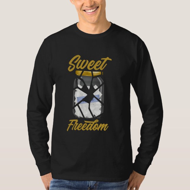 Camiseta Sweet Freedom Sugar Level Insulin Glucose Blood Su (Frente)