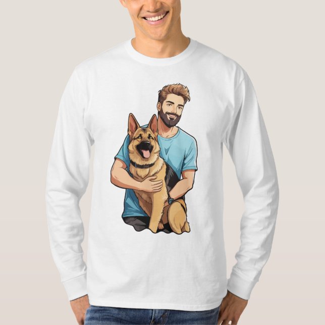 Camiseta Sweet german shepherd Lover (Frente)