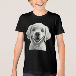 Camiseta Sweet Golden Joy: Pixar-Style Puppy Friends