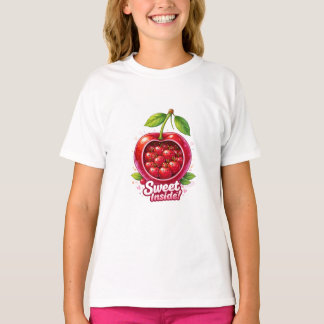 Camiseta Sweet Inside - Cute Cherry Family Tee
