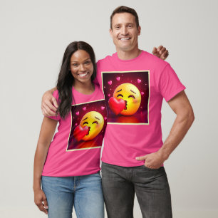 Camiseta Sweet Kiss Heart Emoji