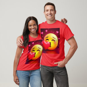 Camiseta Sweet Kiss Heart Emoji