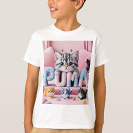 Camiseta Sweet Kitty Squad | Arte de Gato Divertida e Color