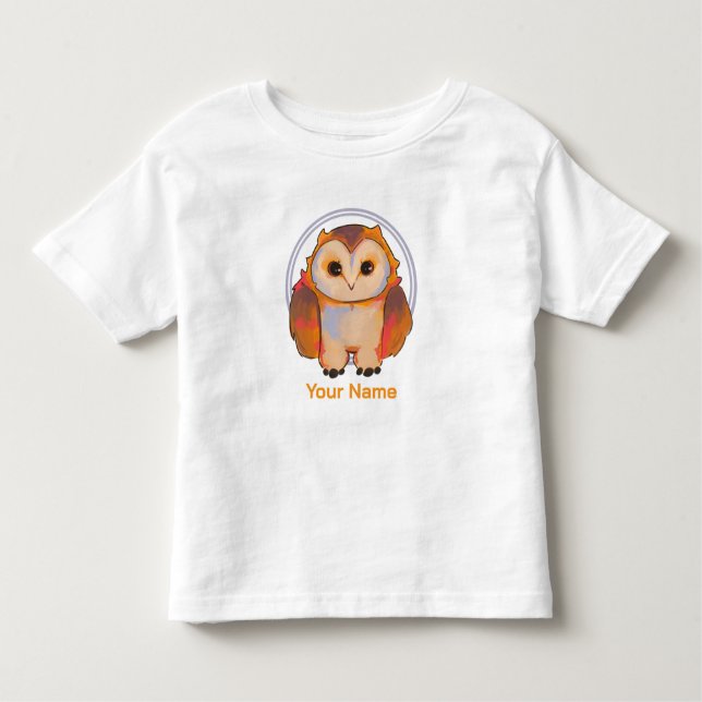 Camiseta Sweet little owl, uil, (Frente)