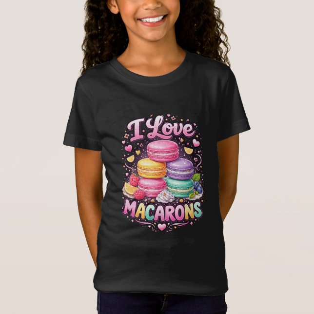 Camiseta Sweet Love Macarons (Frente)