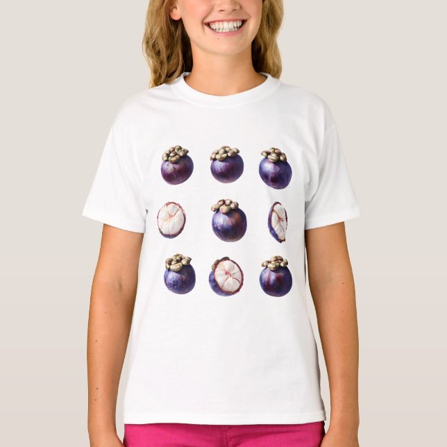 Camiseta Sweet Mangosteen Tropical Fruit (Frente)