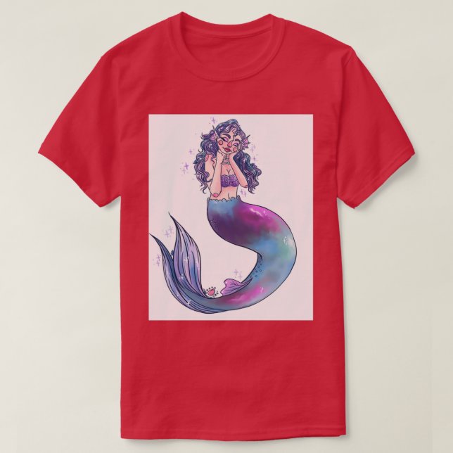 Camiseta sweet mermaid (Frente do Design)