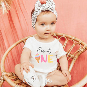 Camiseta Sweet ONE Ice Cream Summer Treat 1st Birthday