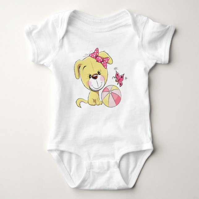 Camiseta Sweet Puppy Baby Jersey (Frente)