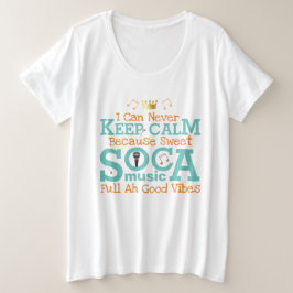 Camiseta Sweet SOCA Mantenha Calma