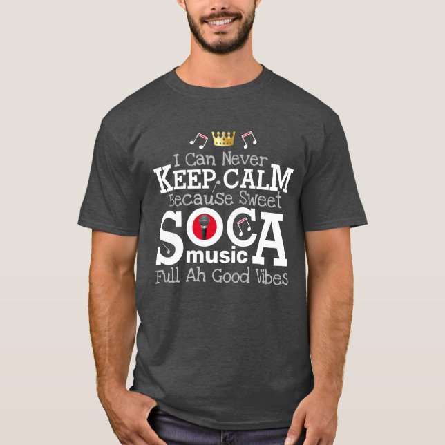Camiseta Sweet SOCA Mantenha Calma (Frente)