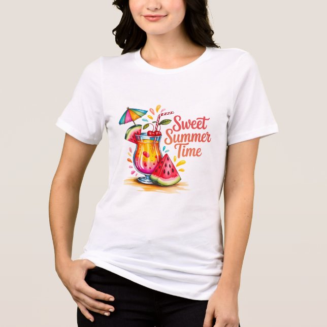 Camiseta Sweet Summer Time Tee- Blissful Warm Weather  (Frente)