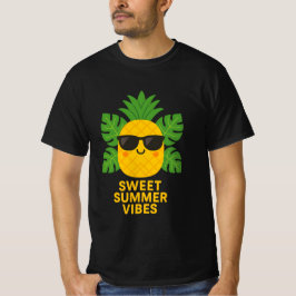 Camiseta Sweet Summer Vibes: Enchimento de Abacaxi