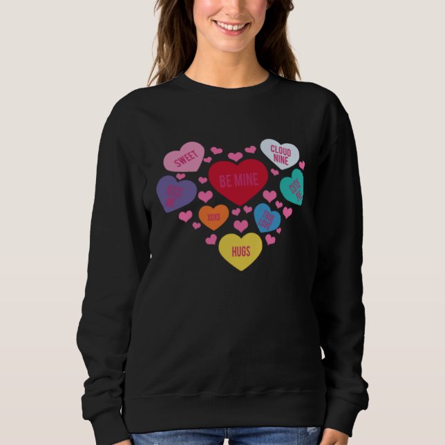 Camiseta Sweet Valentine Hearts (Frente)