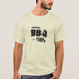 Camiseta sweetea, CHURRASCO & quiabo fritado