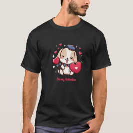 Camiseta Sweetheart Pup Namorados Tee