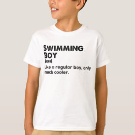 Camiseta Swimmer De Definição Engraçado De Nadação