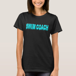 Camiseta Swimmer do treinador de natação