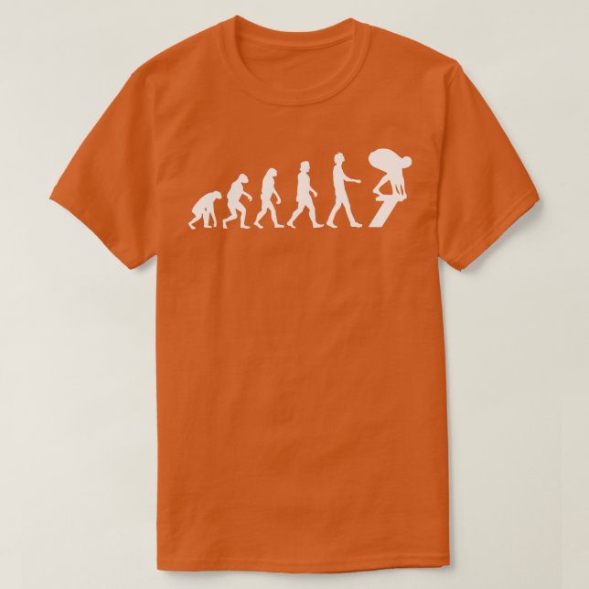 Camiseta Swimmer Evolution Nadando Presente 2 (Frente do Design)