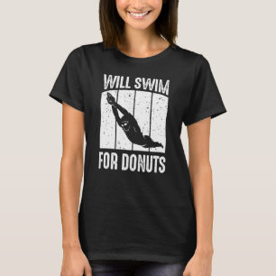 Camiseta Swimmer Vai Natação Para Rosquinhas Nadar Cota Nat