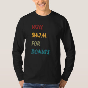 Camiseta Swimmer Vai Natação Para Rosquinhas Nadar Cota Nat