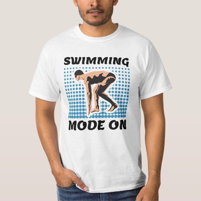 Camiseta Swimming Mode on - Pool Lover (Frente)