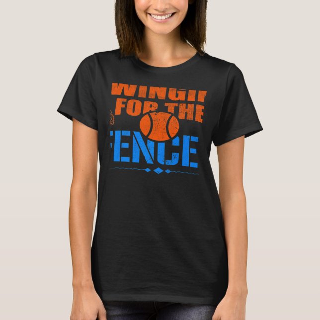 Camiseta Swing For Fences Baseball Cute Meme 1 (Frente)