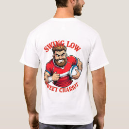 Camiseta Swing Low Power Run Cartoon Rugby Charge