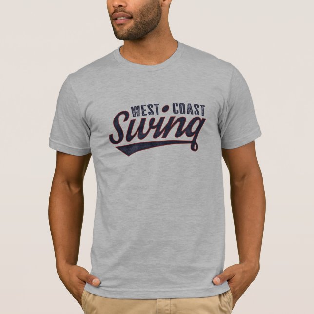 Camiseta Swing na Costa Oeste | Dança (Frente)