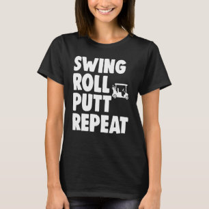 Camiseta Swing Roll Putt Repórter Jogadoras Golf