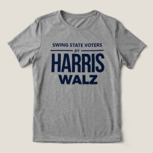 Camiseta Swing State Voters para Harris Walz