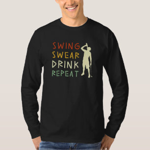Camiseta Swing Swear Drink Repete Amor Golf 2