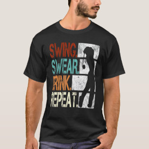 Camiseta Swing Swear Drink Repetir Golf 1