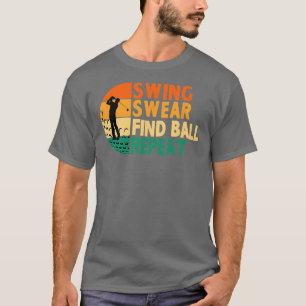 Camiseta Swing Swear Find Ball Repete Golf Golfe L