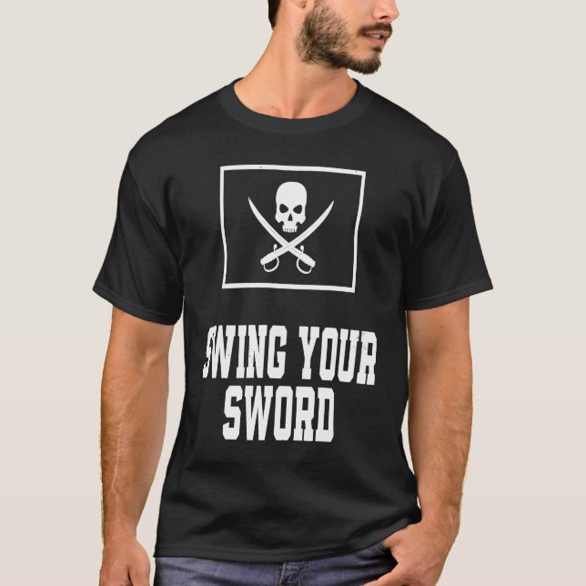 Camiseta Swing Your Sword Vintage (Frente)