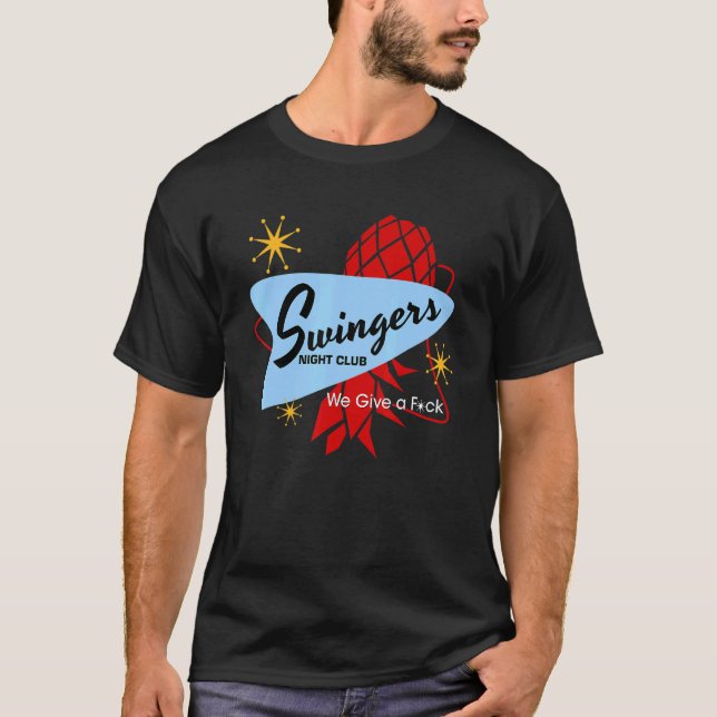 Camiseta Swinger Lifestyle Updown Pineapple Modern Pi (Frente)