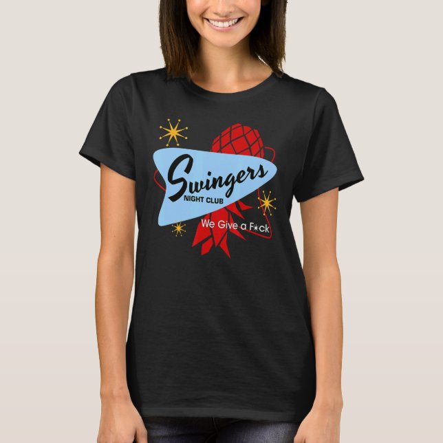 Camiseta Swinger Lifestyle Updown Pineapple Modern Pi (Frente)