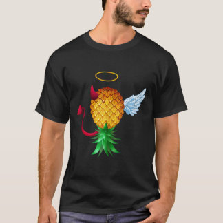 Camiseta Swinger para Baixo Anjo Meio Demônio