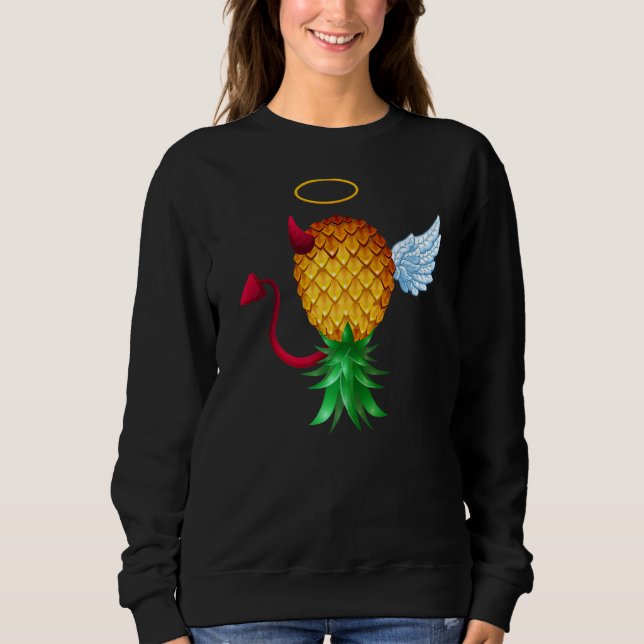 Camiseta Swinger para Baixo Anjo Meio Demônio (Frente)