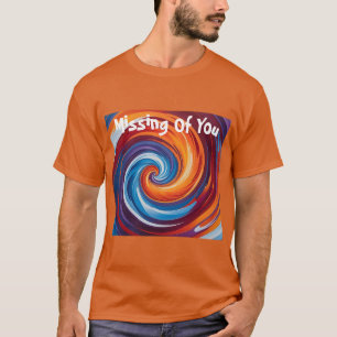 Camiseta Swirl Art Mens Tshirt Design