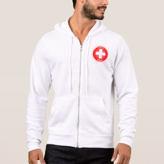 Camiseta Swiss Cross Suisse Circle Shape