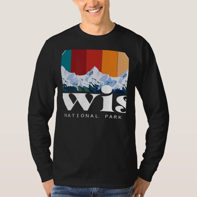 Camiseta Swiss National Park Hiking Switzerland Souvenir Mo (Frente)