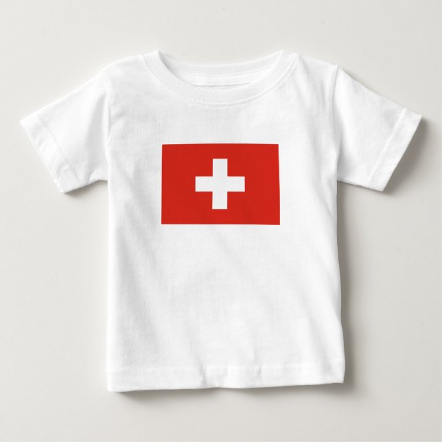 Camiseta Switzerland Flag (Frente)