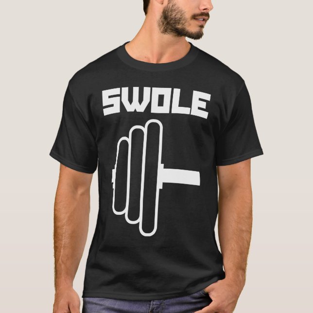 Camiseta Swole Mates Casais de Exposição de Cuecas Dia de o (Frente)